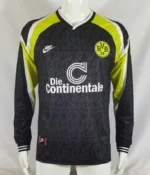 Borussia Dortmund 1995-96 Away Retro Long Sleeve Jersey