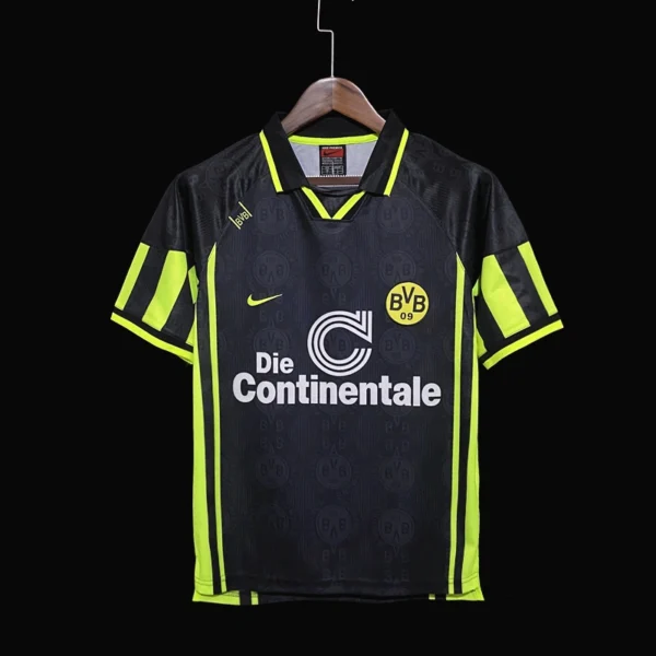 Borussia Dortmund 1996-97 Away Retro Jersey