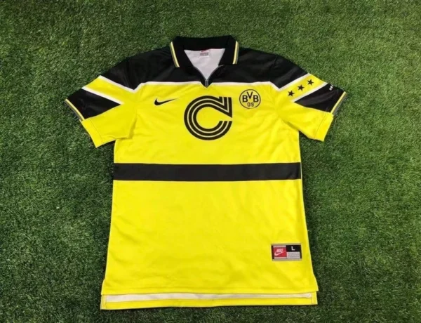 Borussia Dortmund 1996-97 Home Retro Jersey