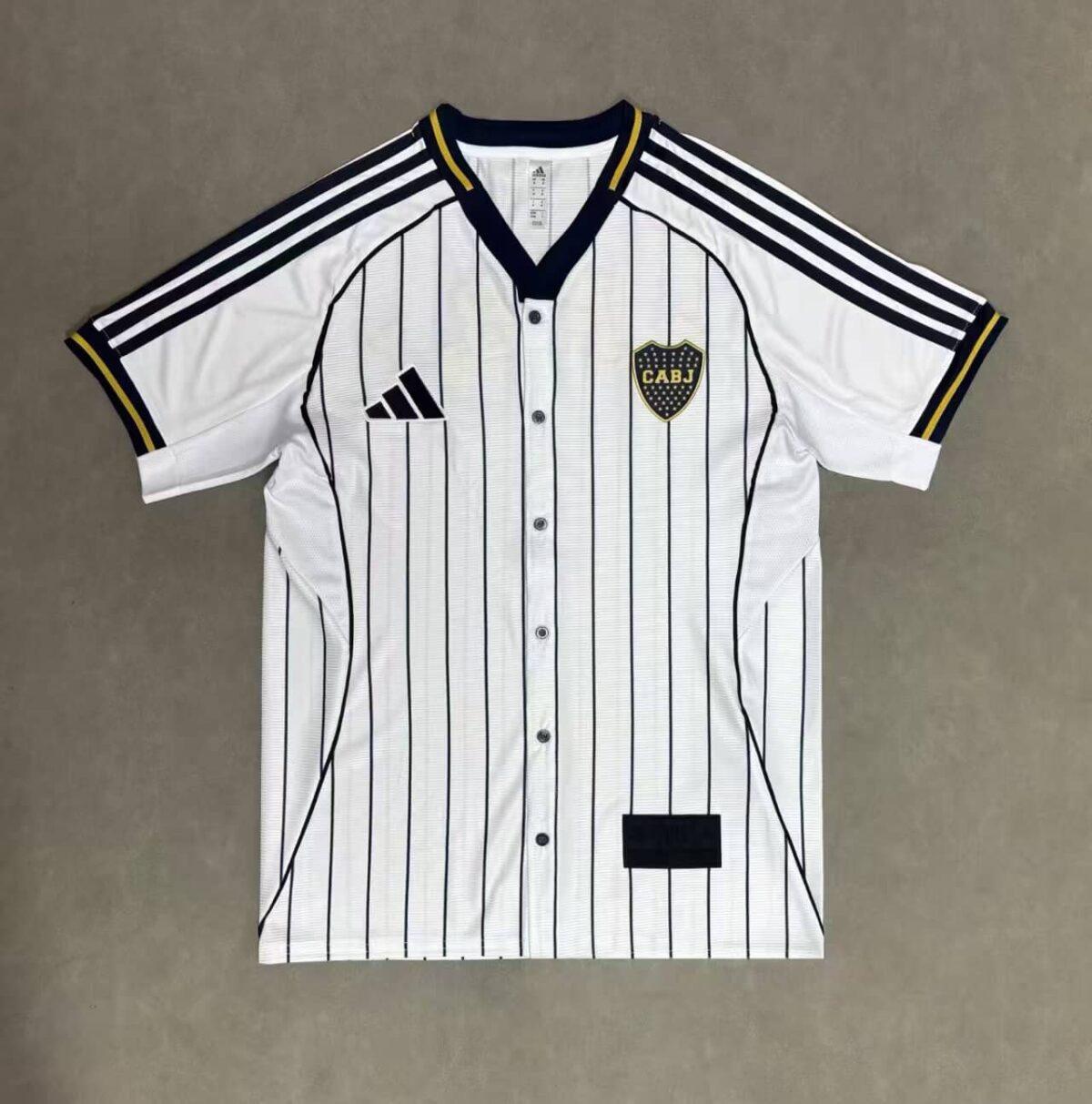 Boca Juniors 2025-26 Black White Stripes Special Edition Jersey - Image 1