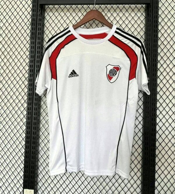 River Plate 2025-26 White Pre-Match Training Jersey