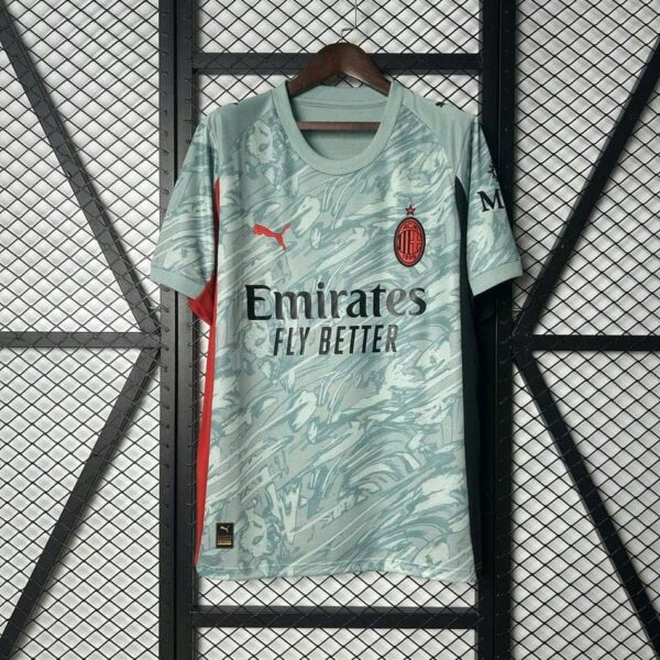 AC Milan 2025-26 Light Green Goalkeeper Jersey