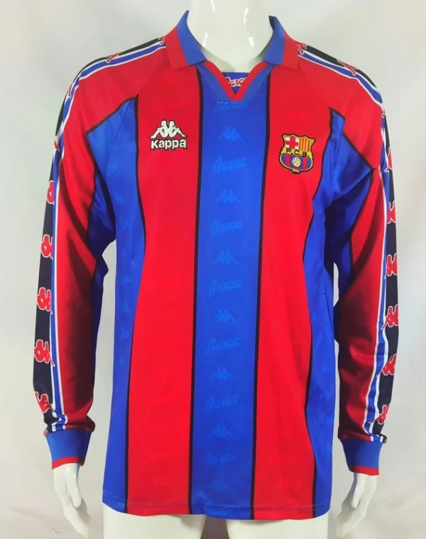 Barcelona 1995-97 Home Retro Long Sleeve Jersey