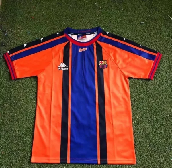 Barcelona 1997-98 Away Retro Jersey