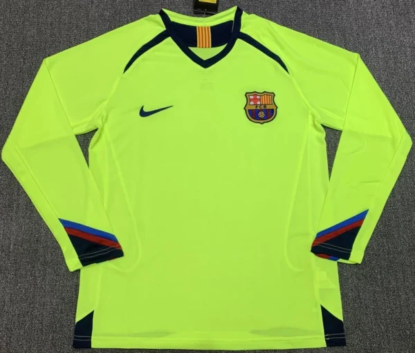 Barcelona 2005-06 Away Retro Long Sleeve Jersey