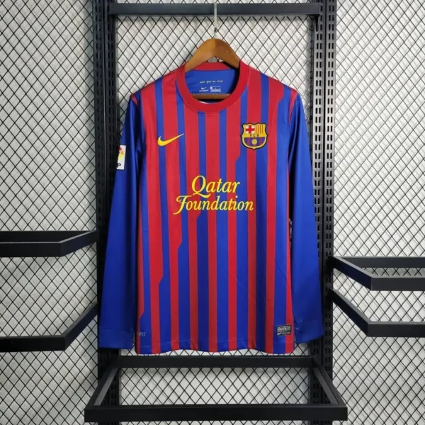 Barcelona 2011-12 Home Retro Long Sleeve Jersey