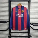 Barcelona 2014-15 Home Retro Long Sleeve Jersey