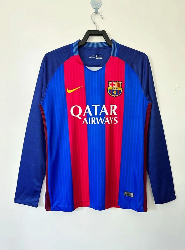 Barcelona 2016-17 Home Retro Long Sleeve Jersey