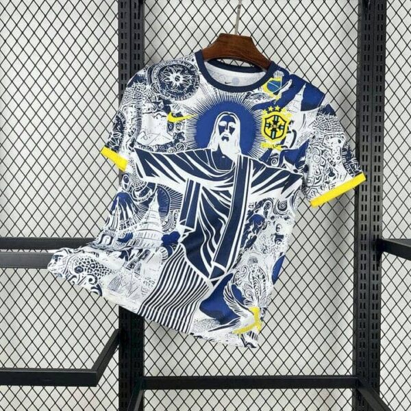 Brazil 2025-26 Jesus Blue White Special Edition Jersey