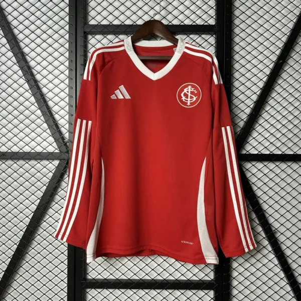 Internacional 2025-26 Home Long Sleeve Jersey Fan Version