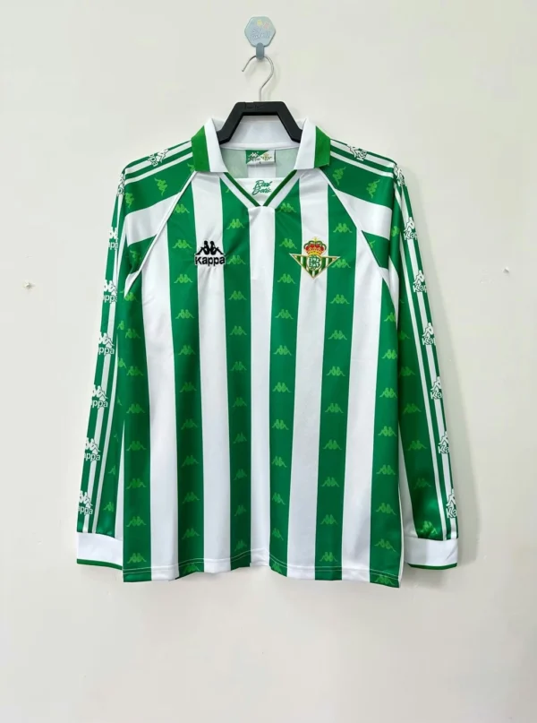 Real Betis 1995-97 Home Retro Long Sleeve Jersey