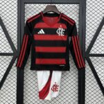 Flamengo 2025-26 Home Kids Kit