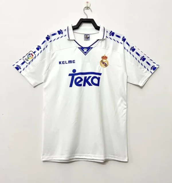 Real Madrid 1996-97 Home Retro Jersey