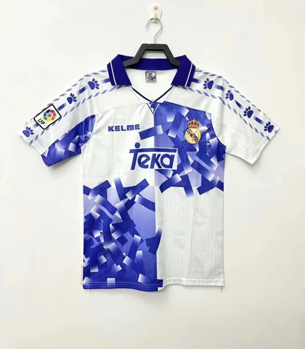 Real Madrid 1996-97 Second Away Retro Jersey