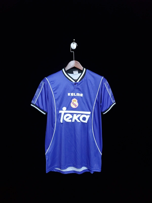 Real Madrid 1997-98 Away Retro Jersey