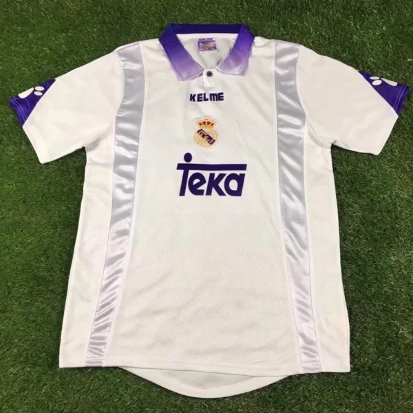 Real Madrid 1997-98 Home Retro Jersey