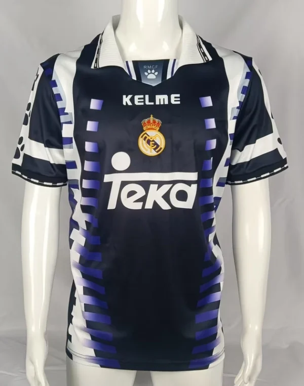 Real Madrid 1997-98 Second Away Retro Jersey