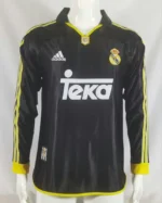 Real Madrid 1999-01 Away Retro Long Sleeve Jersey