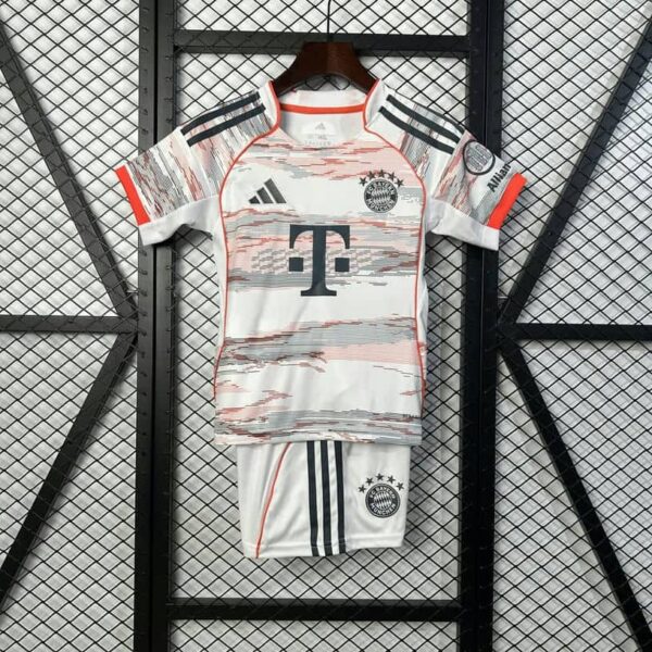 Bayern Munich 2025-26 Away Kids Kit