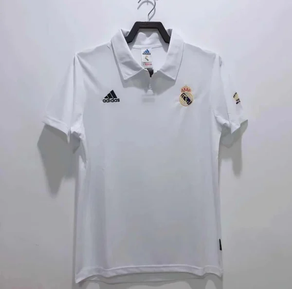 Real Madrid 2002-03 Home Champions League Retro Jersey