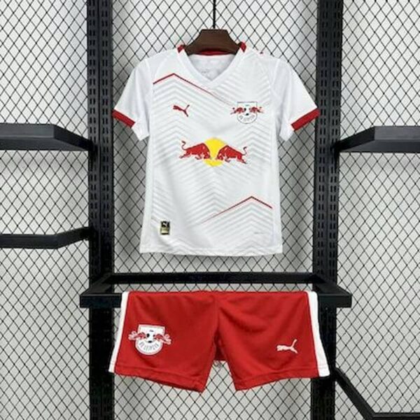 RB Leipzig 2025-26 Home Kids Kit