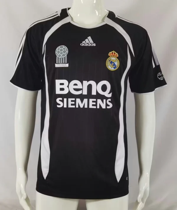 Real Madrid 2006-07 Black Retro Jersey