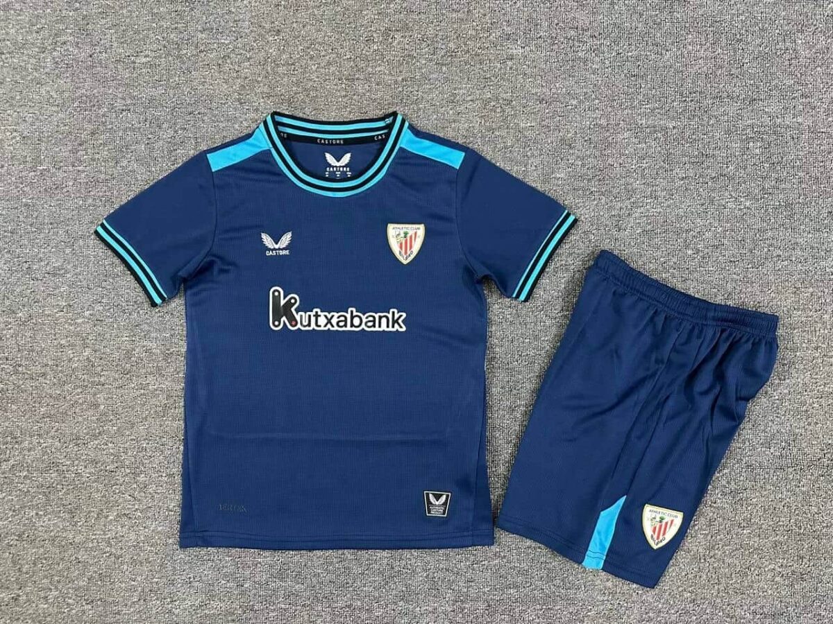 Athletic Bilbao 2025-26 Away Kids Kit - Image 1
