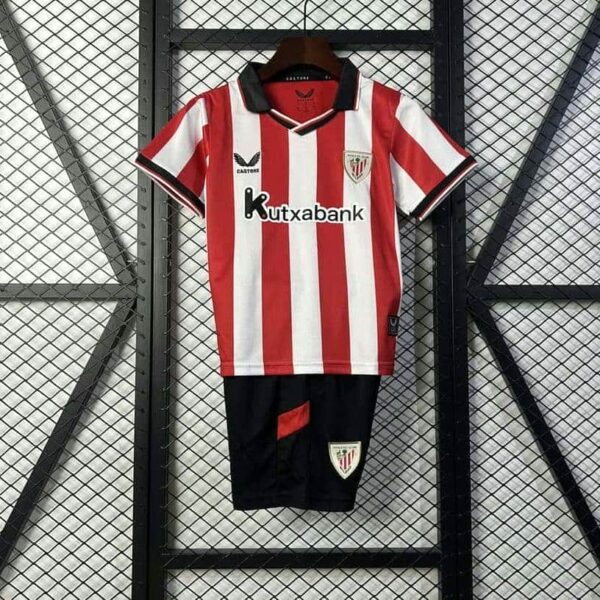 Athletic Bilbao 2025-26 Home Kids Kit