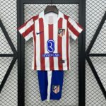 Atletico Madrid 2025-26 Home Kids Kit