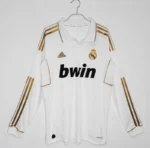 Real Madrid 2011-12 Home Retro Long Sleeve Jersey