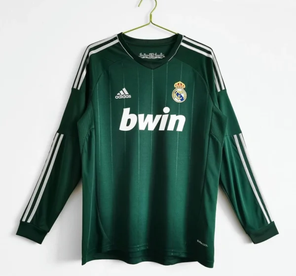 Real Madrid 2012-13 Second Away Retro Long Sleeve Jersey