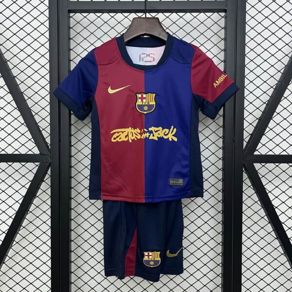 Barcelona 2025-26 Travis Scott Special Edition Kids Kit