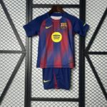 Barcelona 2025-26 Home Kids Kit