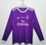 Real Madrid 2016-17 Away Retro Long Sleeve Jersey