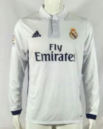 Real Madrid 2016-17 Home Retro Long Sleeve Jersey