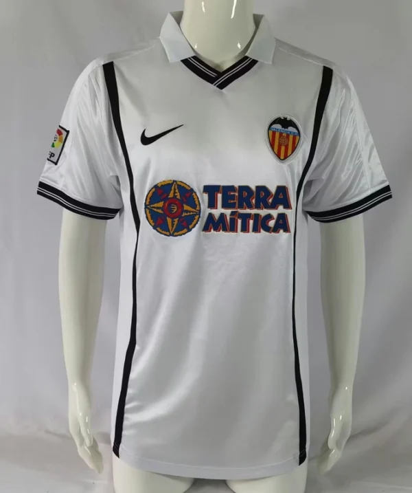Valencia 2000-01 Home Retro Jersey