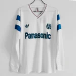 Olympique de Marseille 1990-91 Home Retro Long Sleeve Jersey