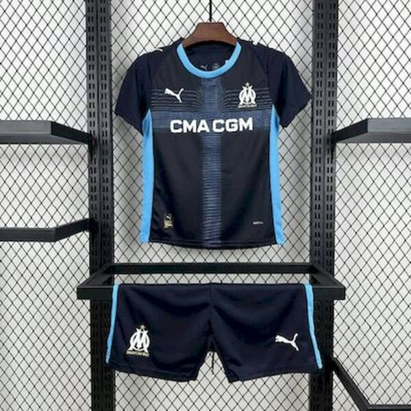Olympique de Marseille 2025-26 Away Kids Kit