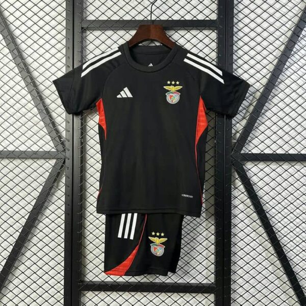 Benfica 2025-26 Black Red Training Kids Kit