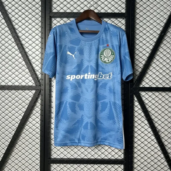 Palmeiras 2025-26 Blue Goalkeeper Jersey