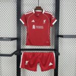 Liverpool 2025-26 Home Kids Kit