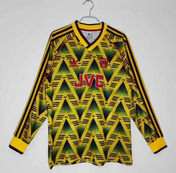 Arsenal 1991-93 Away Retro Long Sleeve Jersey
