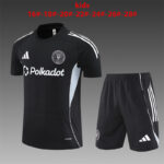 Inter Miami CF 2025-26 Black Short Sleeve Kids Training Kit