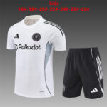 Inter Miami CF 2025-26 White Short Sleeve Kids Training Kit