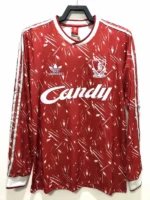 Liverpool 1989-91 Home Retro Long Sleeve Jersey