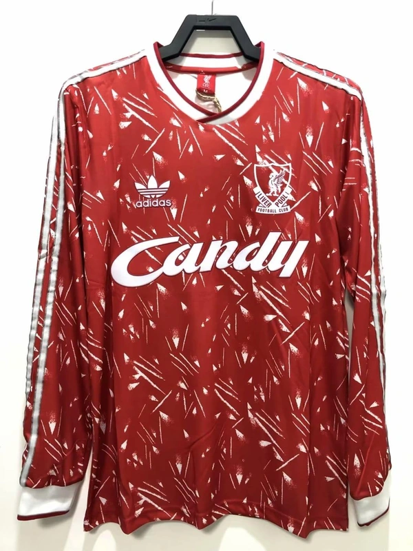 Liverpool 1989-91 Home Retro Long Sleeve Jersey