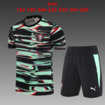 Portugal 2025-26 Green Black (Camo Edition) Short Sleeve Kids Training Kit