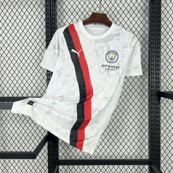 Manchester City 2025-26 Away Jersey Fan Version