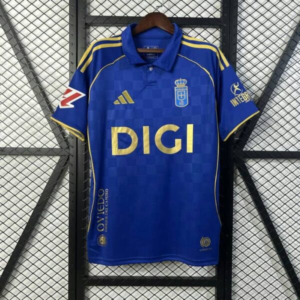 Real Oviedo 2025-26 Home Jersey Fan Version