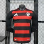 Flamengo 2025-26 Home Long Sleeve Jersey Player Version
